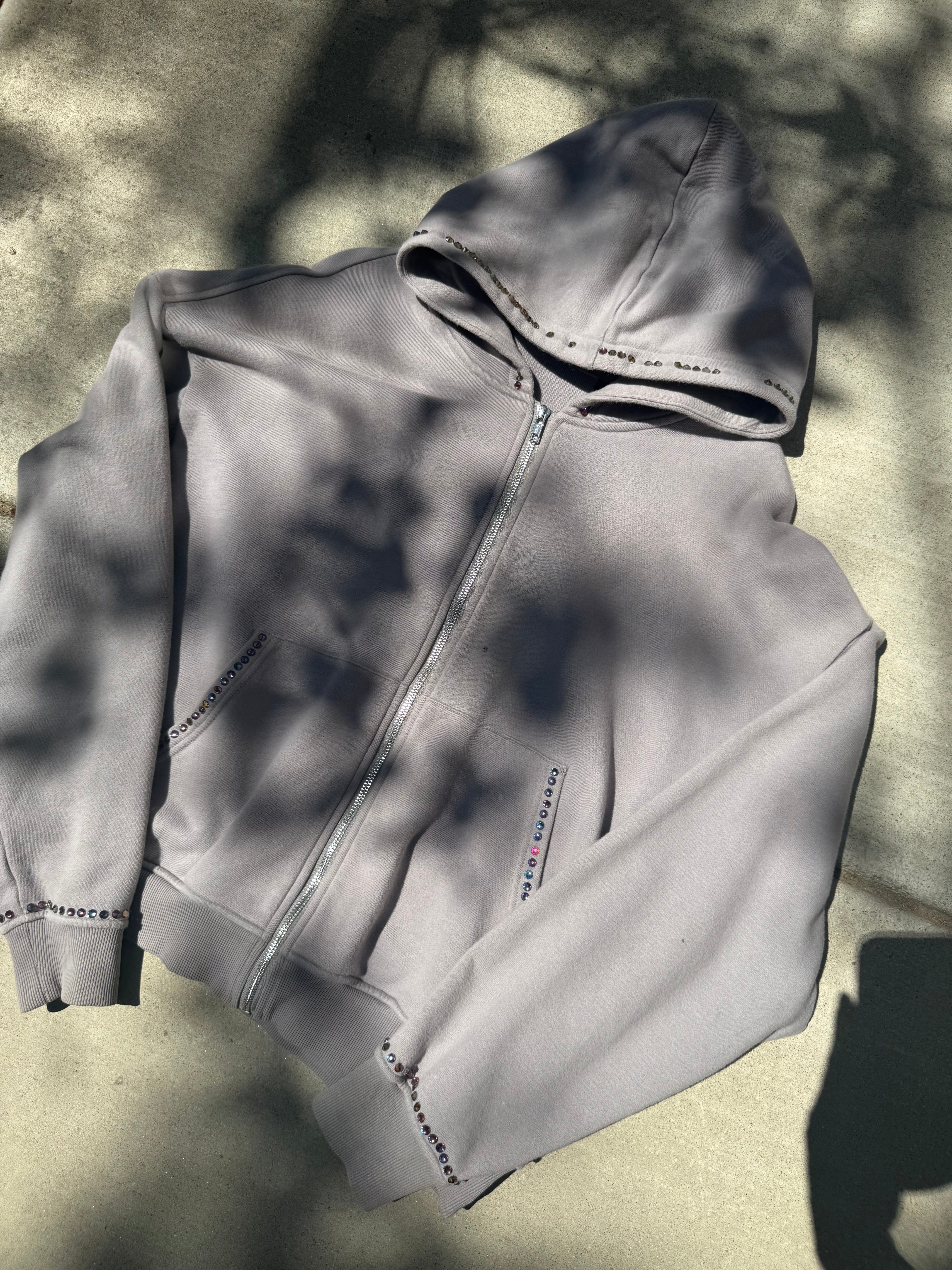 “SKITTLEZ” GREY ZIP-UP 1/1