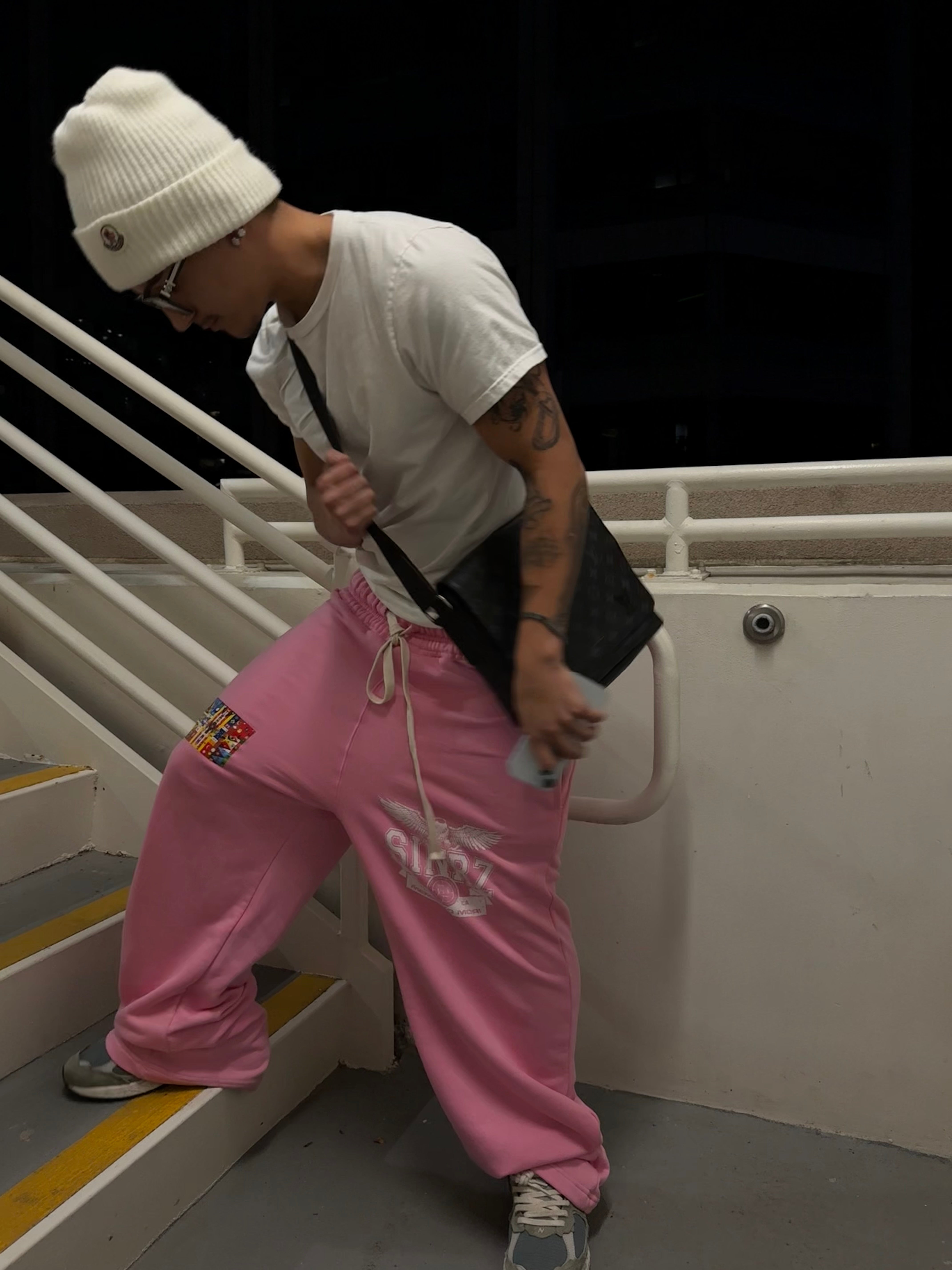“COMBAT” PANTS PINK
