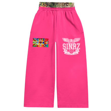 “COMBAT” PANTS PINK