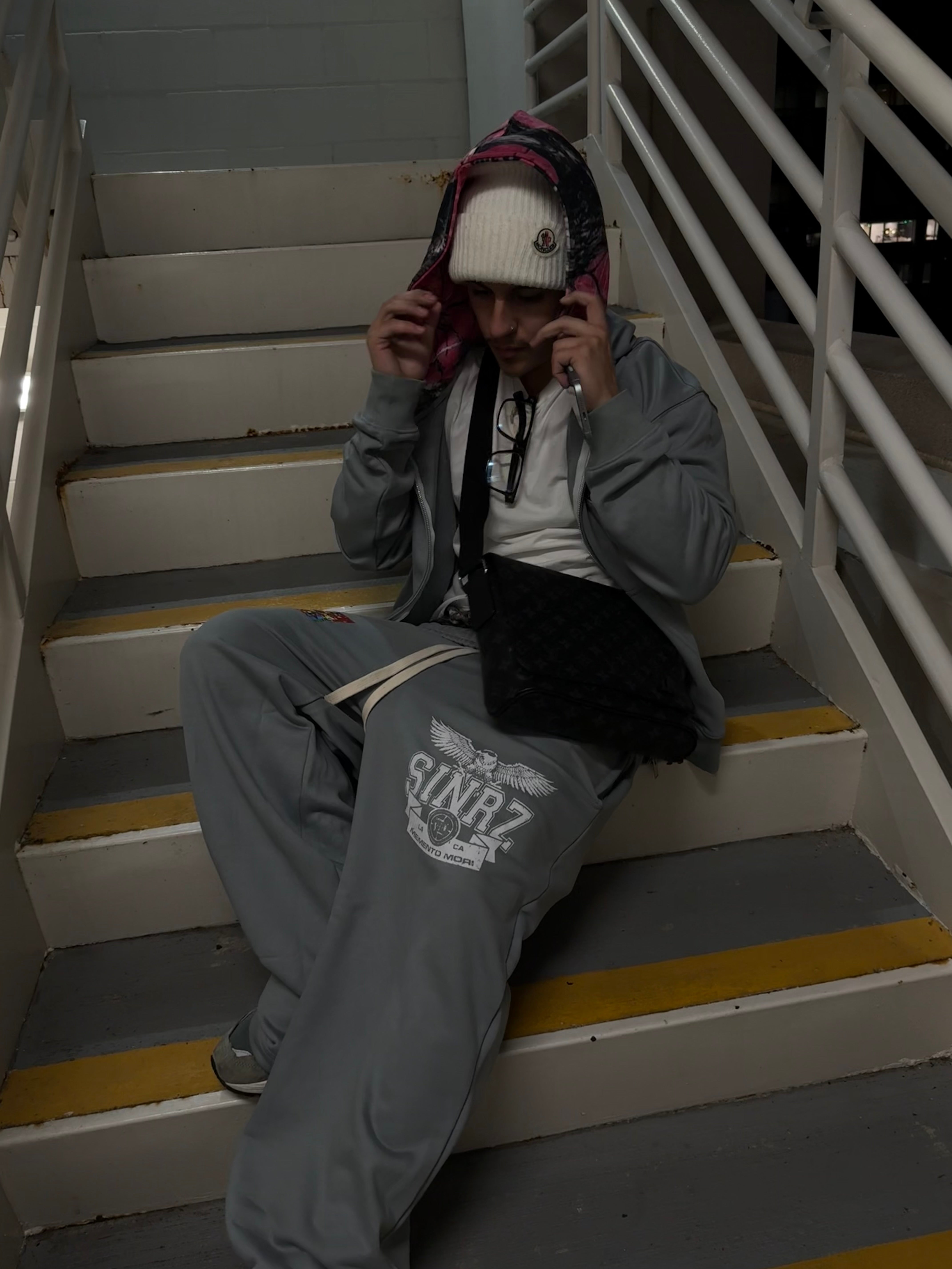 “COMBAT” ZIP-UP GREY