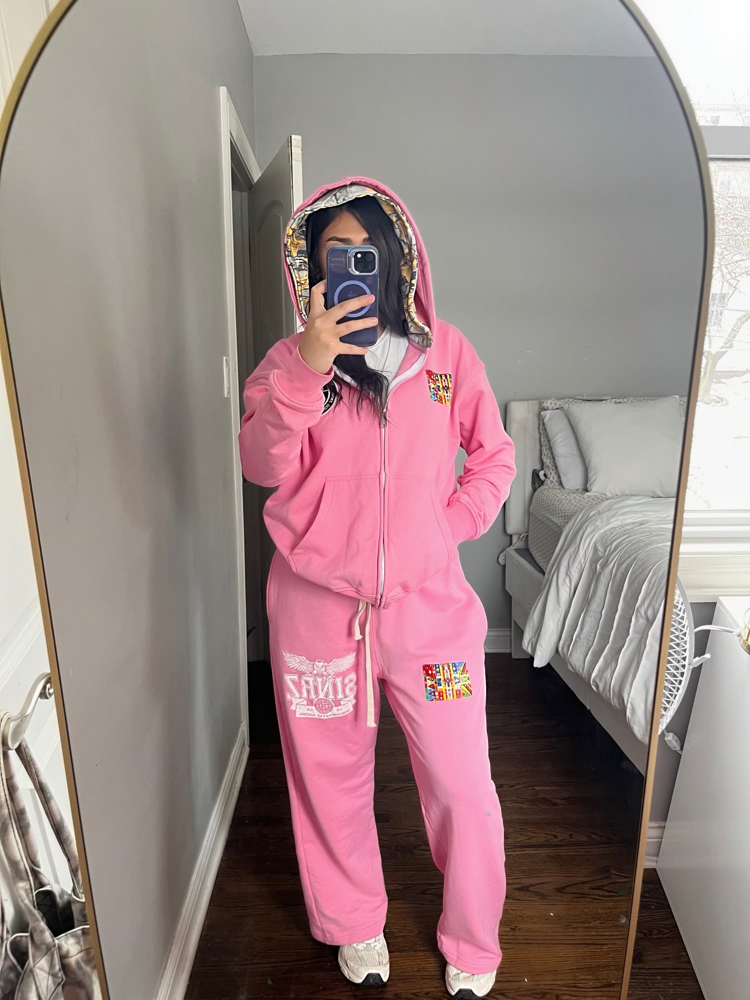 SINRZ “COMBAT” ZIP-UP PINK