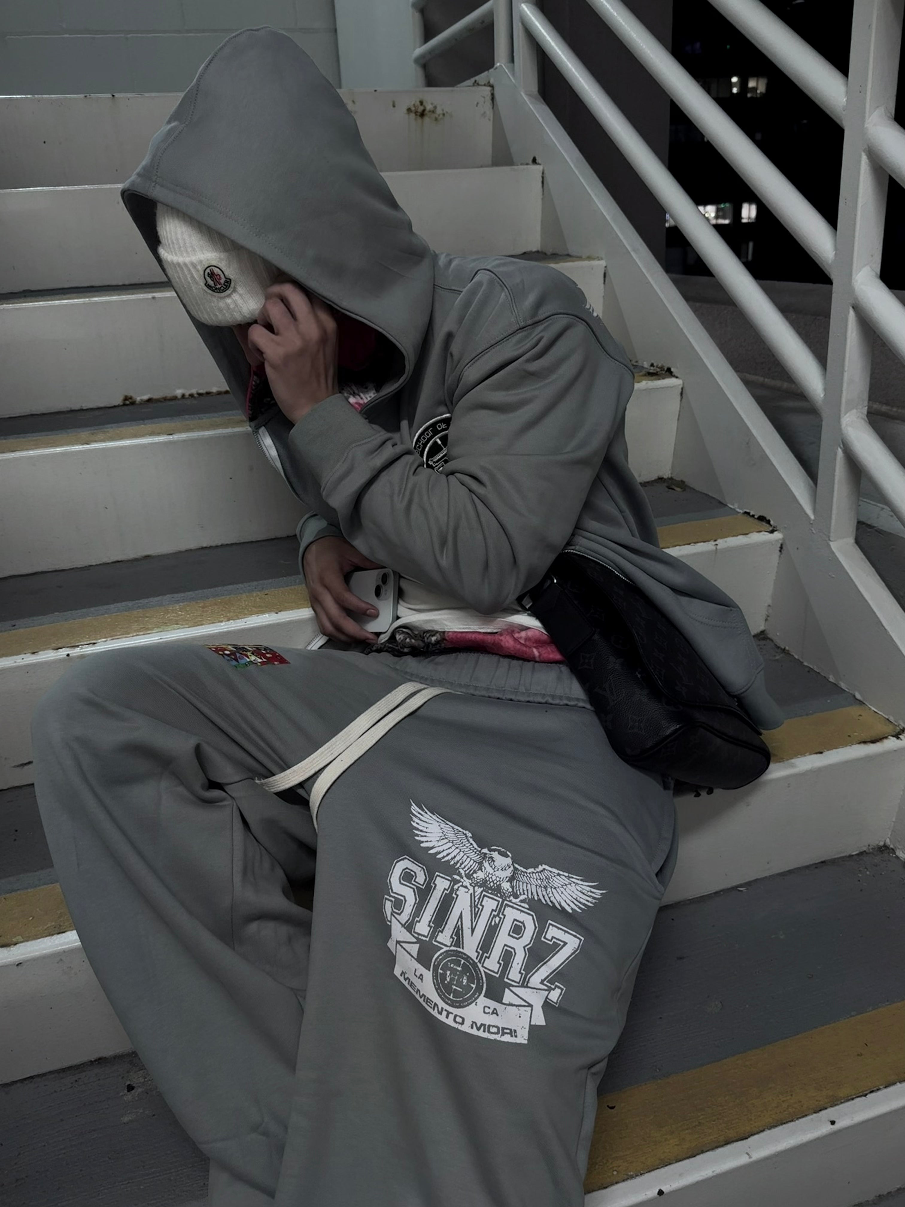 SINRZ “COMBAT” ZIP-UP GREY